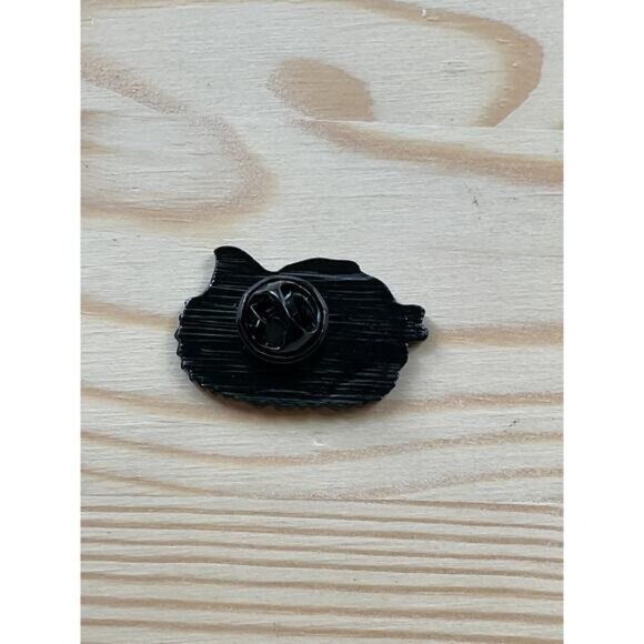 Cute Hedgehog Enamel Lapel Pin With Blue Scarf - Picture 3 of 3